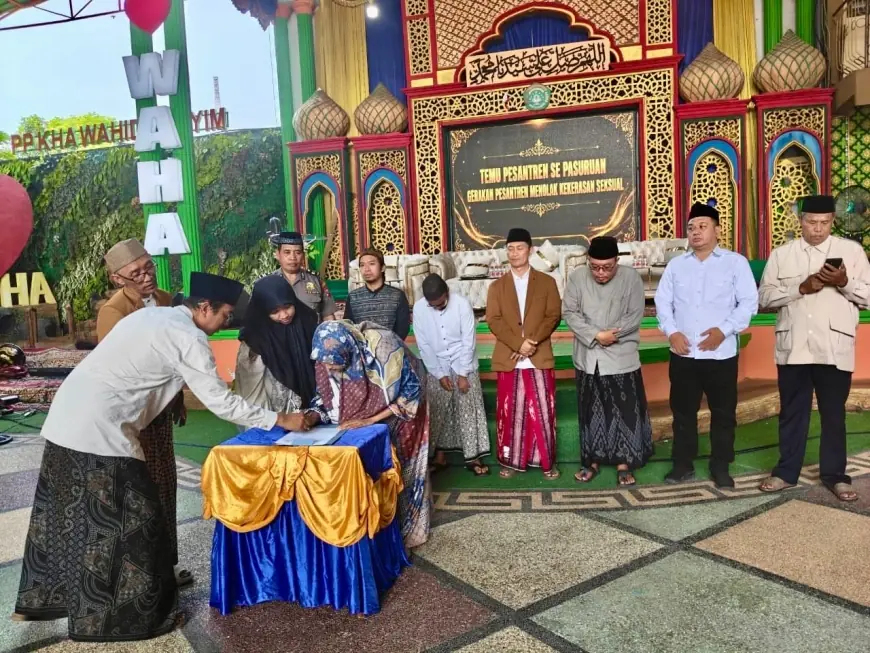 Pengasuh Ponpes di Pasuruan Deklarasi Penolakan Kekerasan Seksual di Pesantren