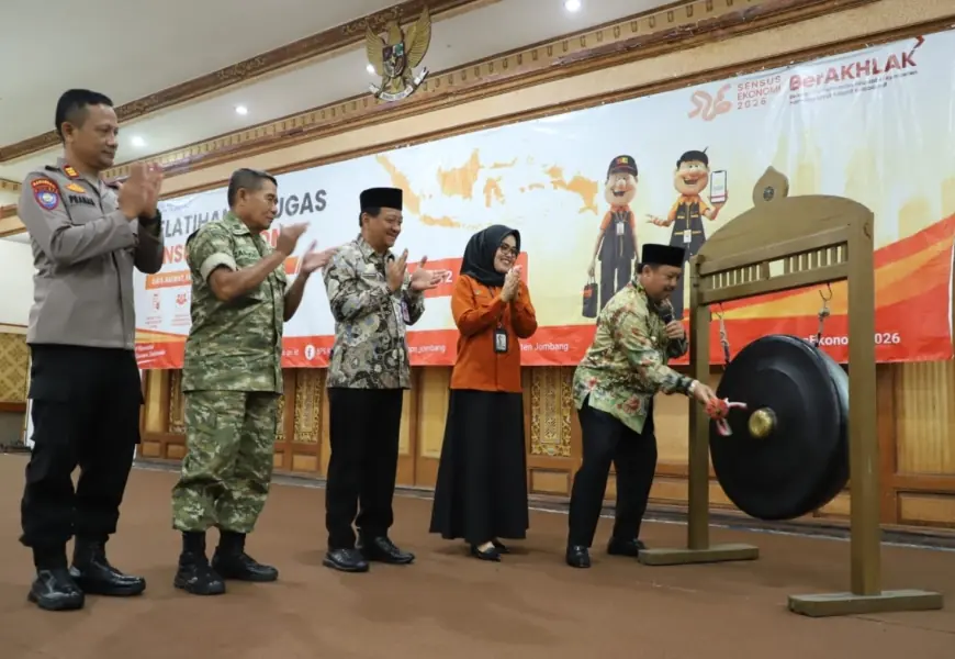 Bupati Jombang Resmi Buka Pelatihan 1.217 Petugas Sensus Ekonomi 2026
