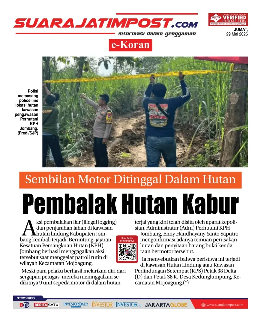 e-Koran, Edisi Jumat, 29 Mei 2026