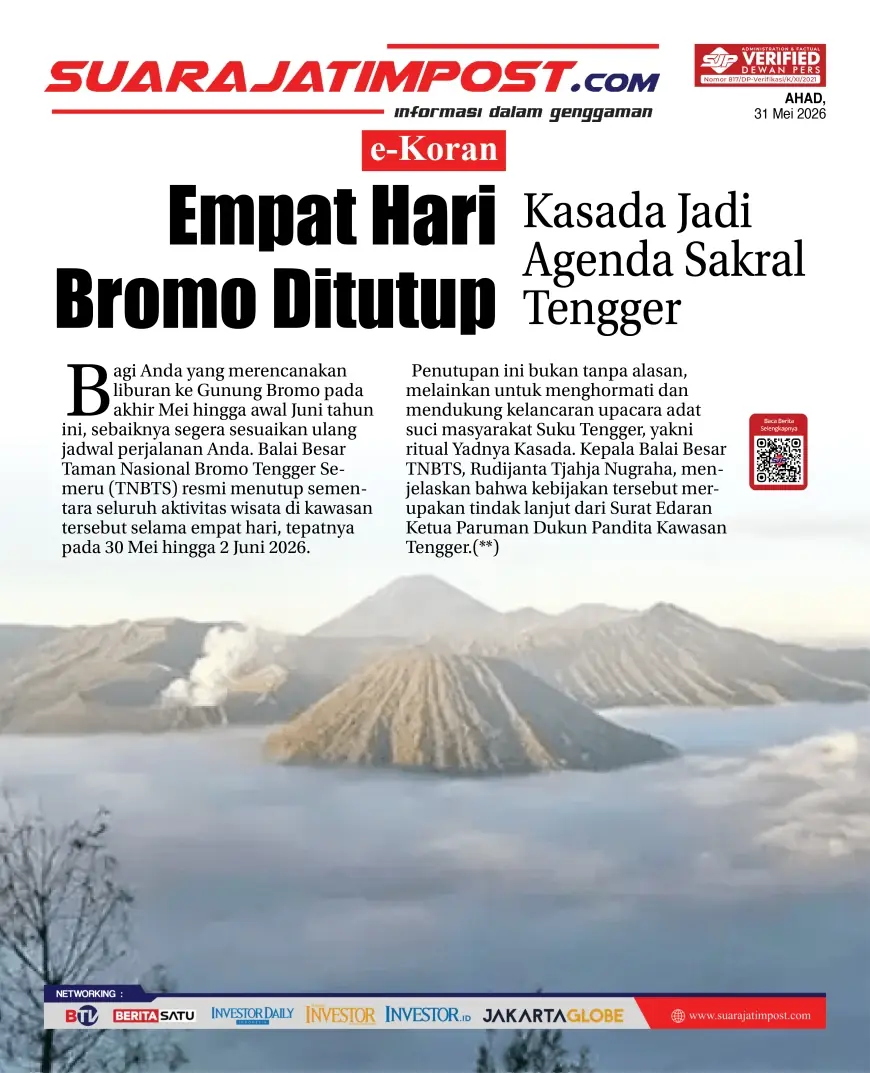 e-Koran, Edisi Ahad, 31 Mei 2026