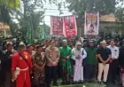 Tuntut Keadilan, Ribuan Pendekar Pagar Nusa Gelar Istigosah di PN Nganjuk