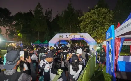 Ratusan Pelari Taklukkan Tantangan Alam di Songgoriti Ridge Run 2026