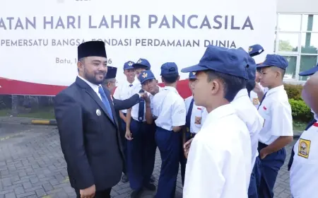 Hari Lahir Pancasila di Kota Batu, Plt Wali Kota Ajak Nilai Pancasila Hadir dalam Pelayanan Publik