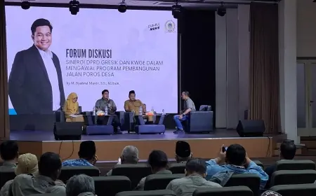 Tuntaskan Infrastruktur, Pemkab dan DPRD Gresik Kejar Perbaikan Jalan Poros Desa