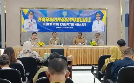 Review RTRW Kabupaten Nganjuk, Dinas PUPR Jaring Aspirasi Lewat Forum Konsultasi Publik