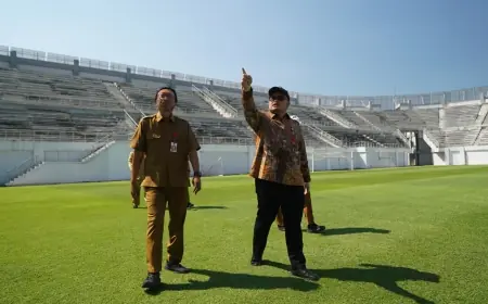 Pembangunan GDJ Masuki Tahap ke-3, Pemkab Kediri Akan Konsultasi ke PSSI 