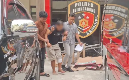 Spesialis Bobol Toko Lintas Provinsi Dibekuk, Resmob Macan Agung Polres Tulungagung Tembak Kaki Dua Pelaku