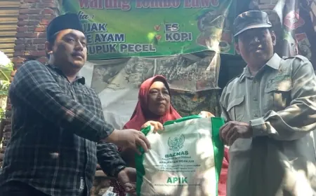 Baznas Nganjuk Siapkan Bantuan Rp20 Juta untuk Perbaikan Rutilahu Lansia di Kampungbaru