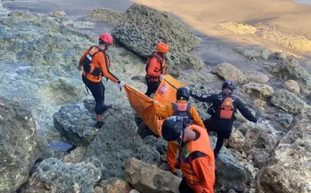 Santriwati Asal Kediri yang Terseret Ombak di Pantai Pangi Blitar Ditemukan Tewas
