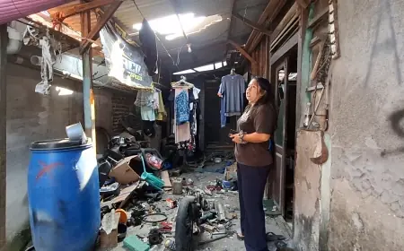 Balon Udara Jumbo Meledak dan Timpa Rumah di Gresik, Dua Remaja Luka Serius