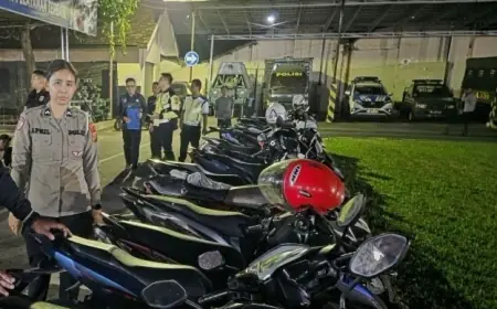 Konvoi Puluhan Pemuda di Mojokerto Dibubarkan Polisi, 80 Orang Diamankan, 1 Bawa Celurit