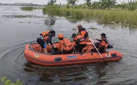 Cari Rumput untuk Pakan Ternak, Warga Lamongan Ditemukan Meninggal Mengapung di Waduk