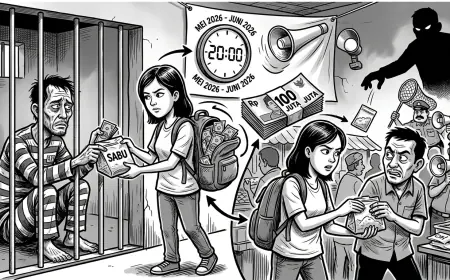Bukan Main Kompaknya, Suami Masuk Penjara, Istri Lanjutkan Estafet Kurir Sabu