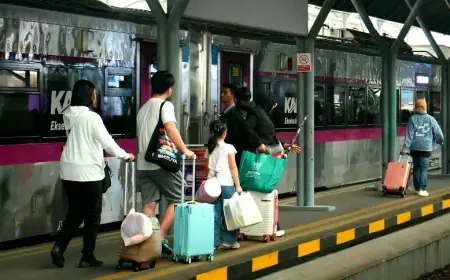 Musim Libur Sekolah, Lonjakan Penumpang Kereta Api di Daop 8 Surabaya Tembus 64 Ribu