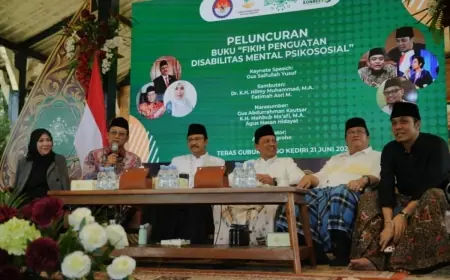Rilis di Pesantren Al-Falah Ploso Kediri, Buku Fikih Terbaru Siap Ubah Paradigma Disabilitas