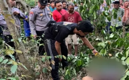 Ditemukan Tak Bernyawa di Kebun, Pencari Pakan Ternak  di Trenggalek Diduga Jatuh dari Pohon Nangka