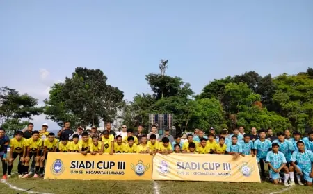 Ratusan Pemain Muda Berebut Tempat di Siadi Cup III, Lawang Jadi Pusat Talenta Sepak Bola