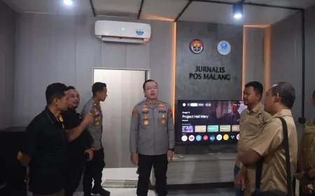 Perkuat Kolaborasi, Polres Malang Hadirkan Media Center Modern untuk Jurnalis