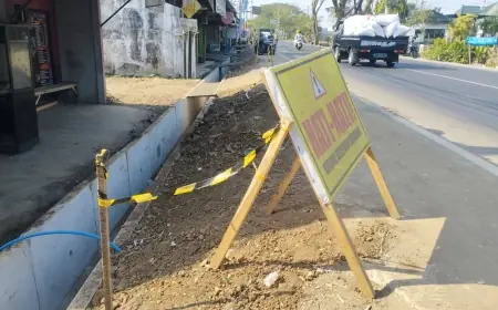 Antisipasi Genangan, Proyek Drainase Jalan Sumedang Malang Masuki Tahap Akhir