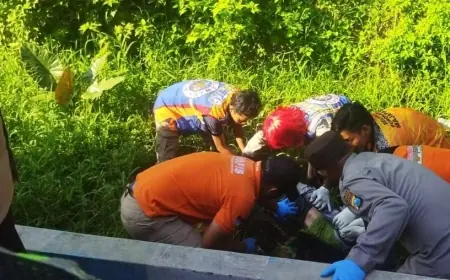 Hilang Sejak Minggu, Supeltas Ditemukan Tewas di Saluran Irigasi Exit Tol Mojokerto