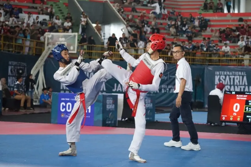 1.232 Atlet Taekwondo Beradu Skill di Kejuaraan Internasional Ksatria Nusantara PBTI