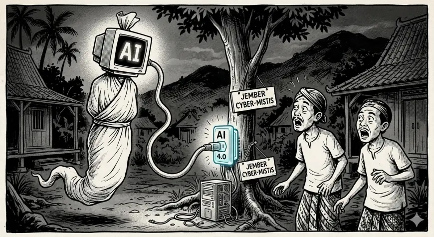 Revolusi Industri 4.0 Melanda Alam Gaib, Remaja Jember Sukses Garap Pocong versi Digital