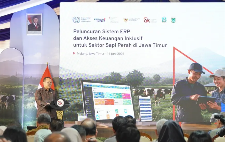 Dobrak Asimetri Informasi, OJK dan ILO Luncurkan Sistem ERP untuk Dorong Pembiayaan Digital Peternak Sapi Perah