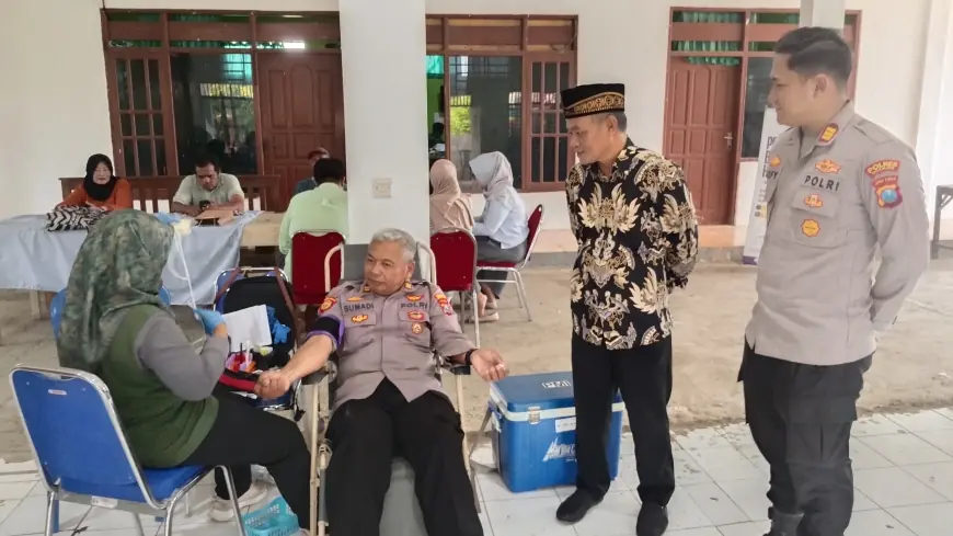 Kado Aksi Kemanusiaan Warga Sambiroto Nganjuk di HUT Bhayangkara