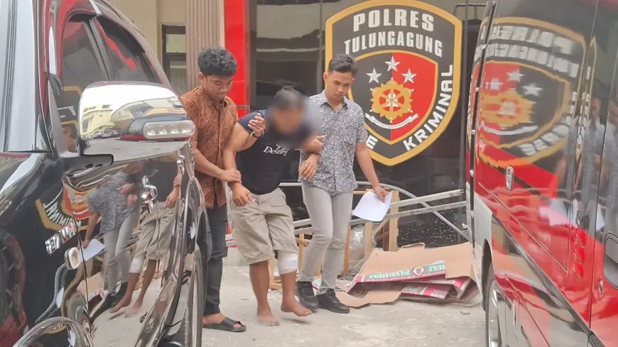 Spesialis Bobol Toko Lintas Provinsi Dibekuk, Resmob Macan Agung Polres Tulungagung Tembak Kaki Dua Pelaku