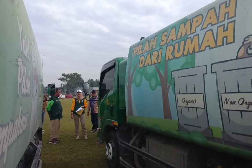 Jaga Kualitas Pelayanan, DLHKP Kota Kediri Optimalkan Perawatan Kendaraan Angkutan Sampah