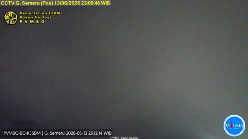 Semeru Kembali Bergeliat: Erupsi Tengah Malam Luncurkan Awan Panas di Tengah Kabut Pekat