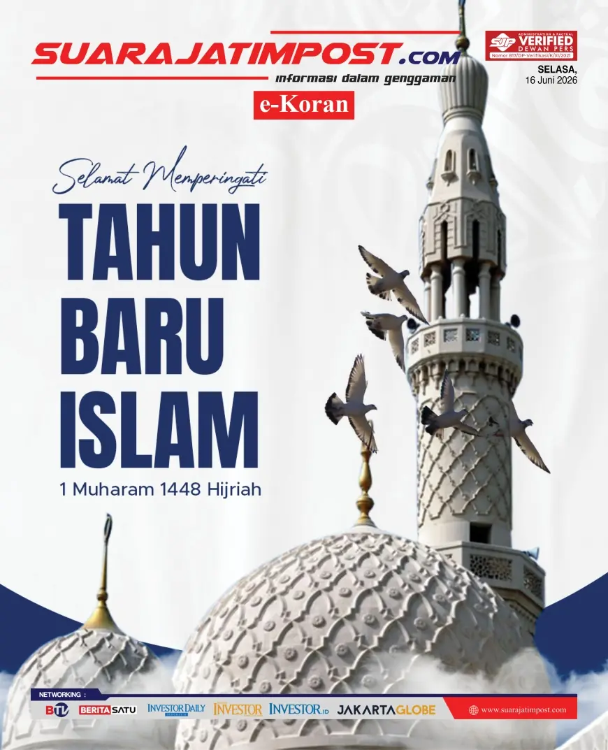 e-Koran, Edisi Selasa, 16 Juni 2026