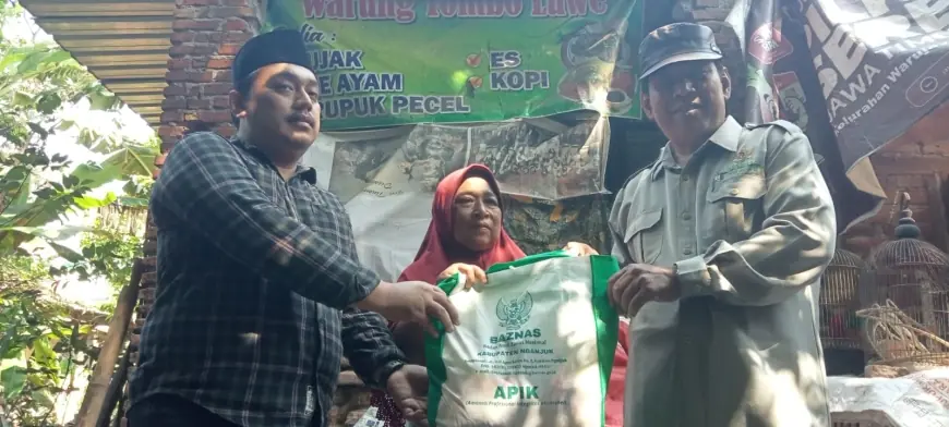 Baznas Nganjuk Siapkan Bantuan Rp20 Juta untuk Perbaikan Rutilahu Lansia di Kampungbaru