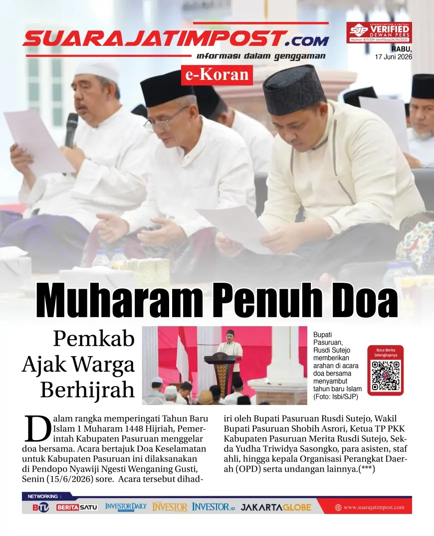 e-Koran, Edisi Rabu, 17 Juni 2026