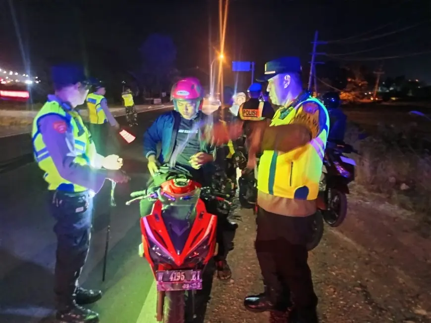 Kawal Pengesahan PSHT, Polres Lamongan Amankan 74 Orang dan Tilang Puluhan Motor