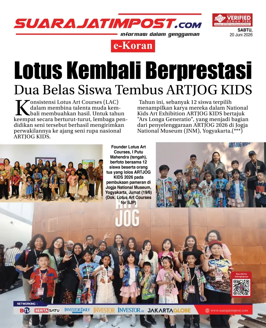 e-Koran, Edisi Sabtu, 20 Juni 2026
