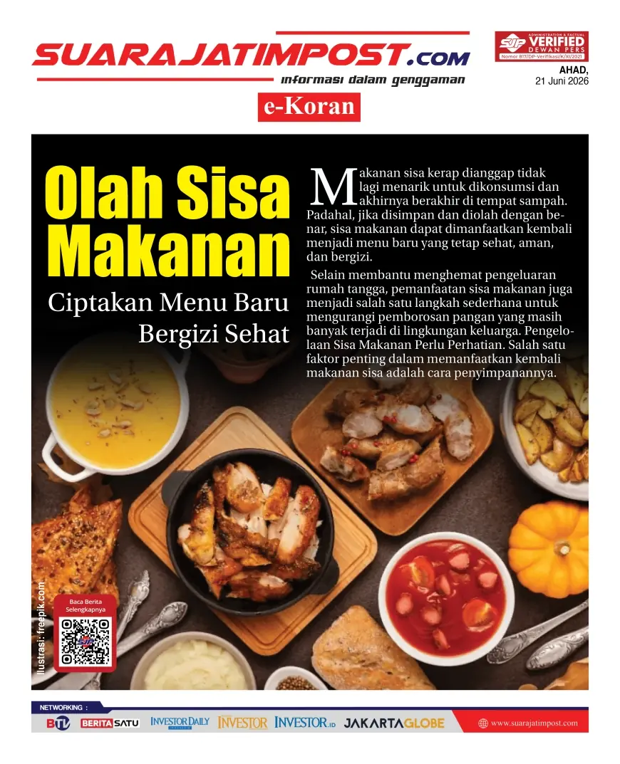 e-Koran, Edisi Ahad, 21 Juni 2026