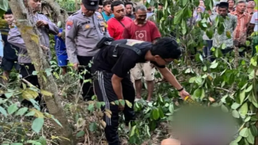 Ditemukan Tak Bernyawa di Kebun, Pencari Pakan Ternak  di Trenggalek Diduga Jatuh dari Pohon Nangka