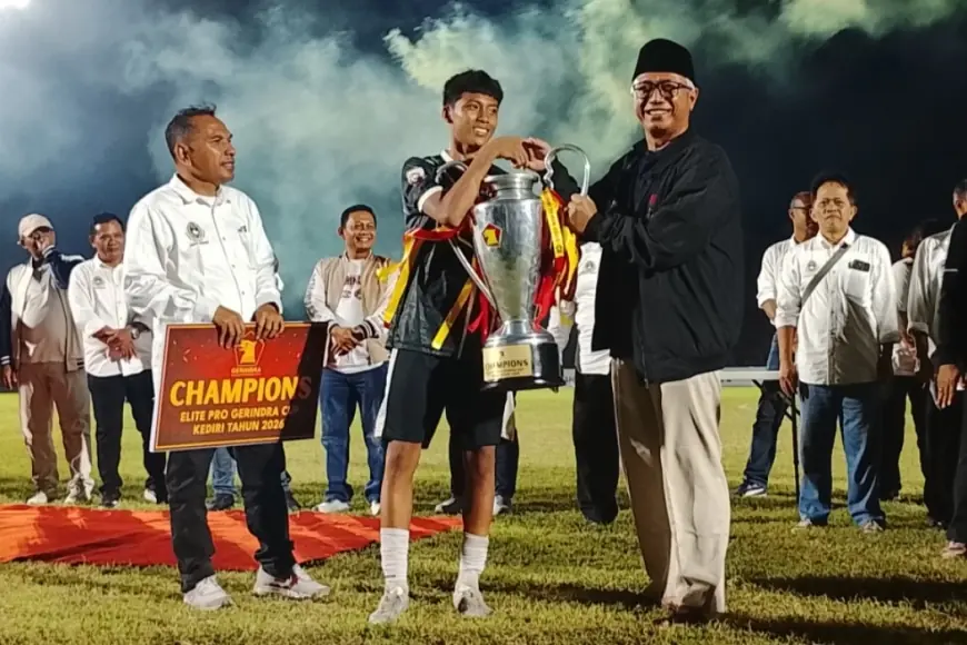 Satria Jatim FC Juara Gerindra Cup U-17, Lahir Talenta Internasional dari Kediri
