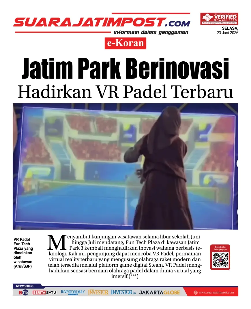 e-Koran, Edisi Selasa, 23 Juni 2026
