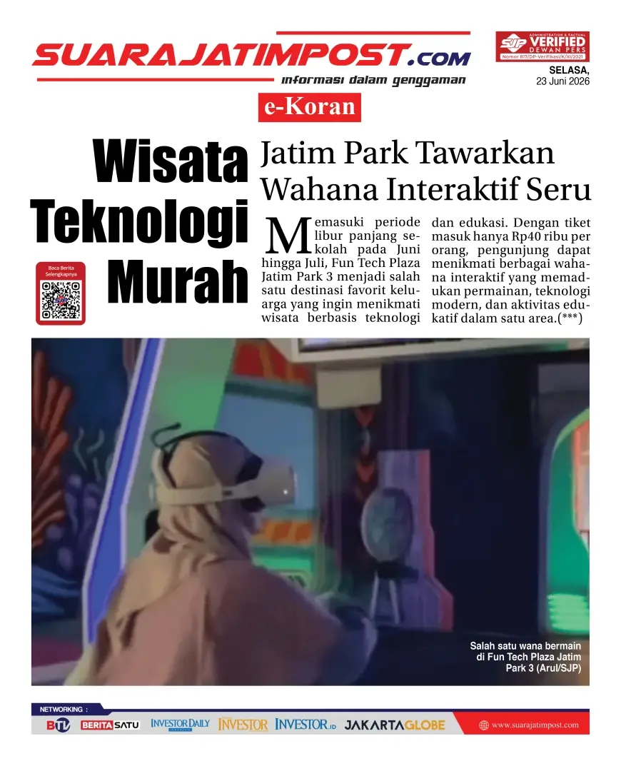 e-Koran, Edisi Selasa, 23 Juni 2026