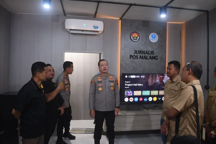 Perkuat Kolaborasi, Polres Malang Hadirkan Media Center Modern untuk Jurnalis
