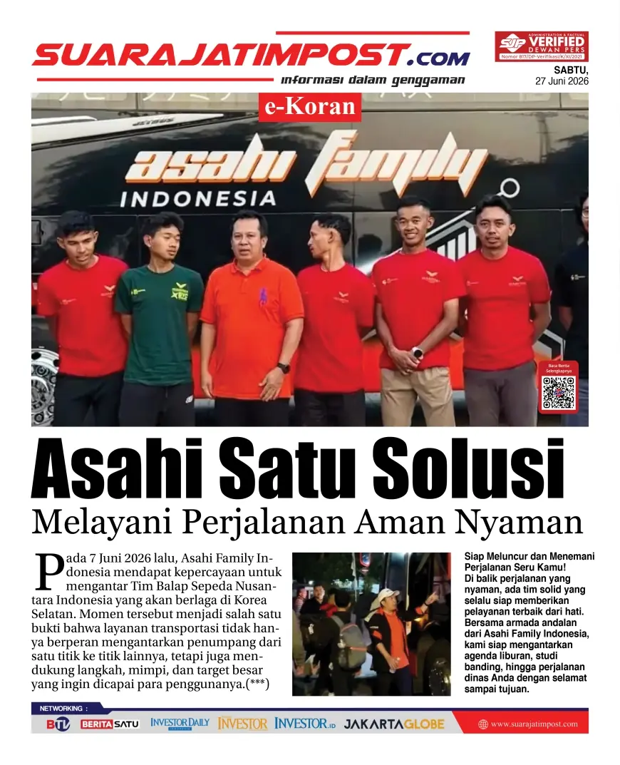 e-Koran, Edisi Sabtu, 27 Juni 2026