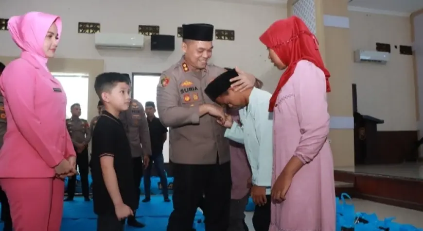 Ratusan Penyandang Disabilitas di Nganjuk Terima Bantuan Sosial dari Polisi