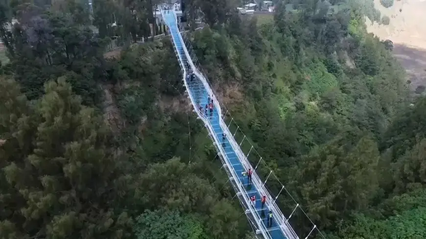 Uji Adrenalin di Atas Awan: Jembatan Kaca Bromo Jadi Magnet Baru Libur Sekolah
