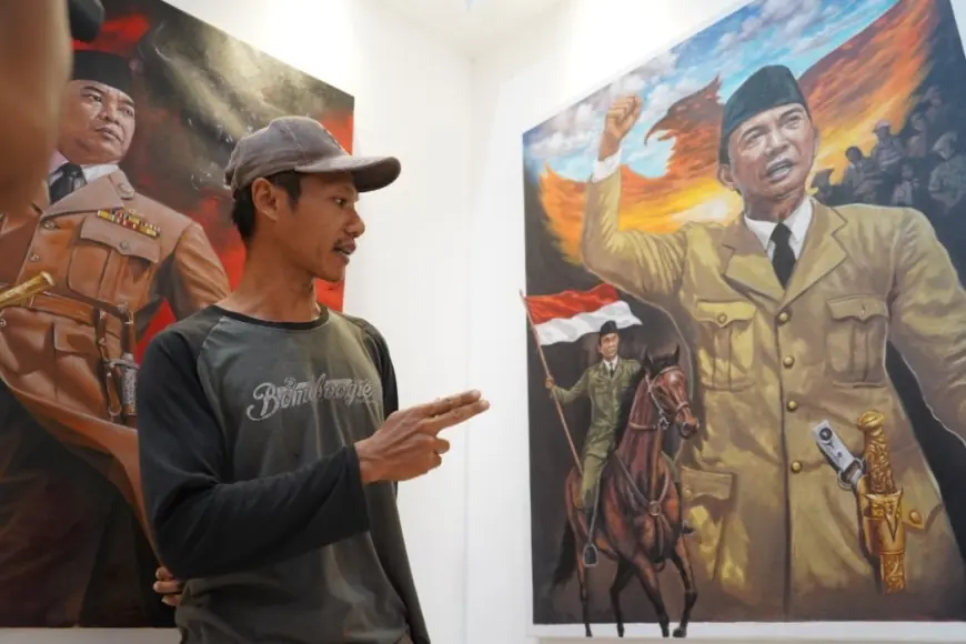 Terinspirasi Semangat Bung Karno, Siswa Asal Tulungagung Juarai Lomba Lukis Wajah Putra Sang Fajar