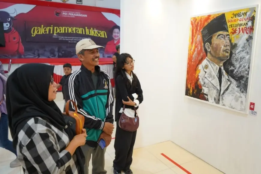 Terinspirasi Semangat Bung Karno, Siswa Asal Tulungagung Juarai Lomba Lukis Wajah Putra Sang Fajar
