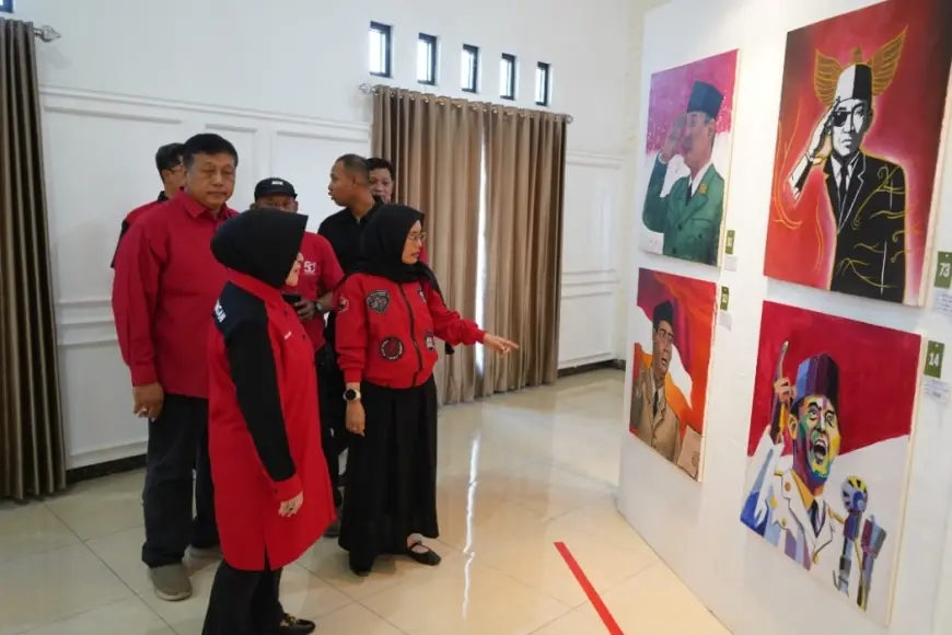 Terinspirasi Semangat Bung Karno, Siswa Asal Tulungagung Juarai Lomba Lukis Wajah Putra Sang Fajar