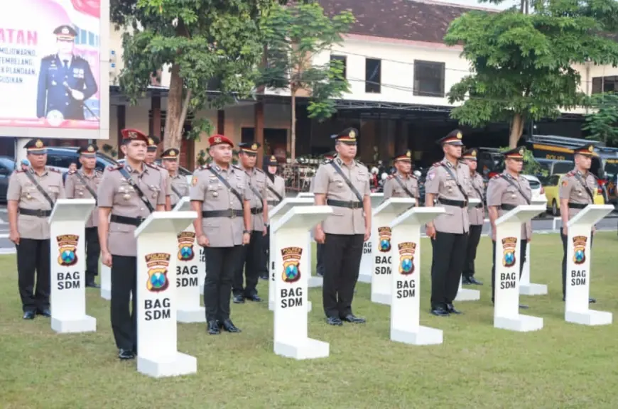 Rotasi Jabatan Jajaran Polres Jombang, Dari Kasatreskrim hingga Kapolsek