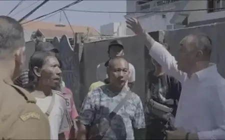 Penertiban Bengkel Liar Oleh Pemkot Surabaya Diwarnai Adu Mulut